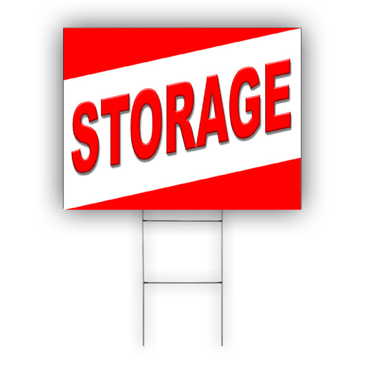 Storage Coroplast Yard Sign