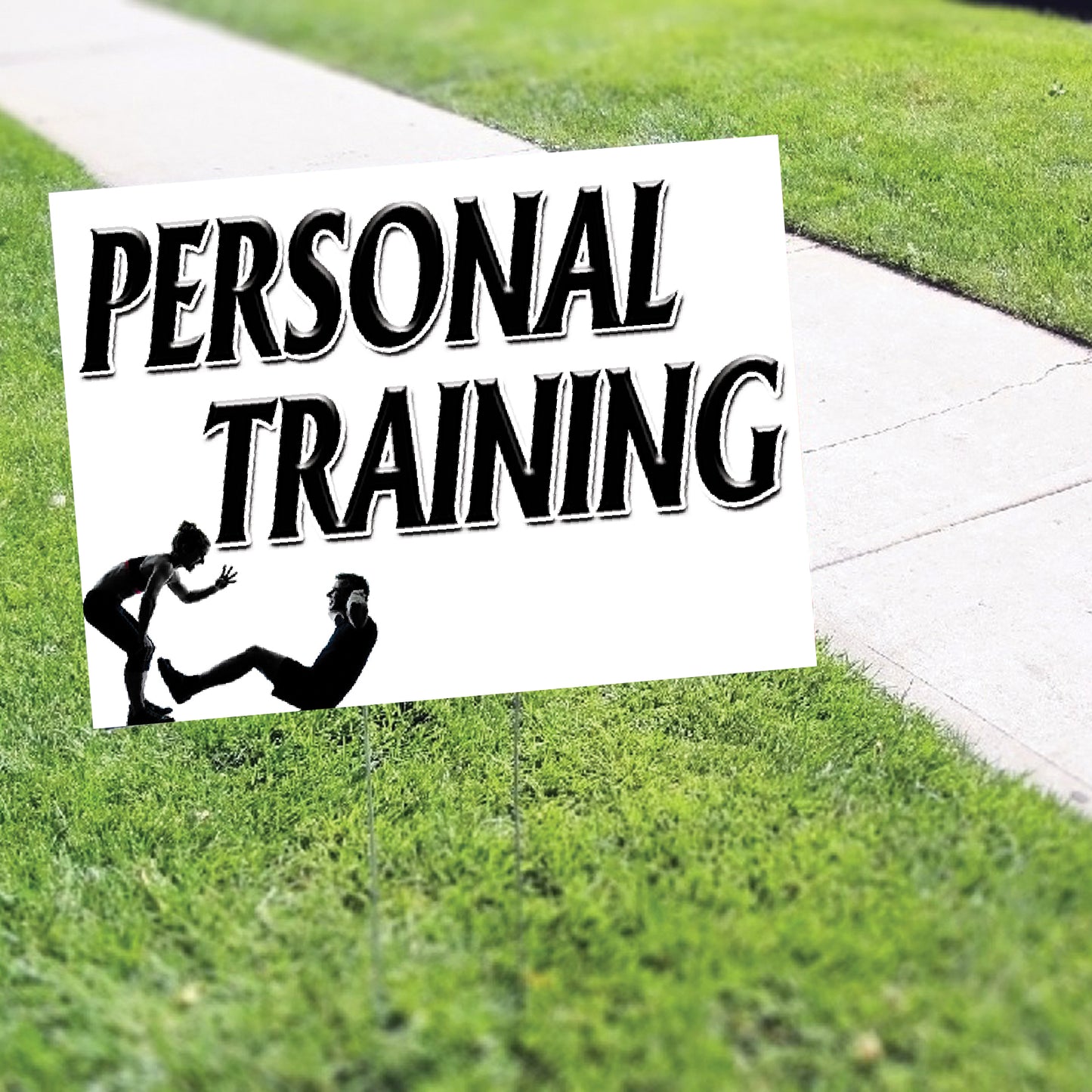 Personal Training Coroplast Yard Sign