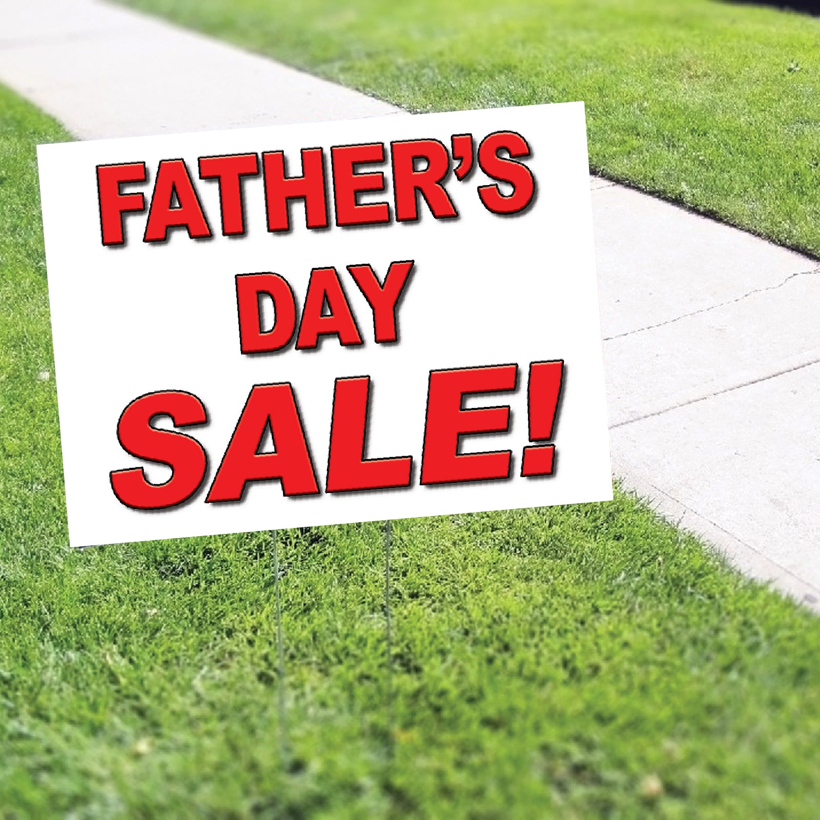 Father's Day Sale Coroplast Yard Sign
