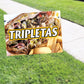 Tripletas Coroplast Yard Sign