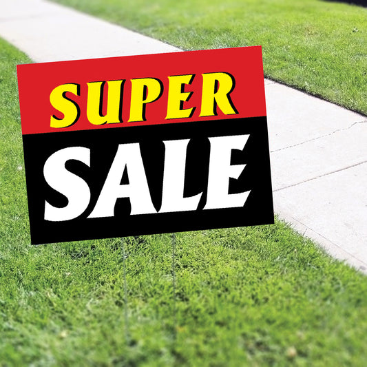 Super Sale Coroplast Yard Sign