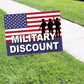 Military Discount Coroplast Yard Sign