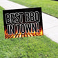 Best BBQ In Town Coroplast Yard Sign