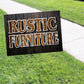 Rustic Furniture Coroplast Yard Sign