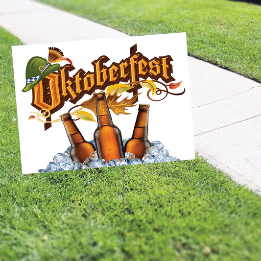 Oktoberfest Coroplast Yard Sign