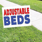Adjustable Beds Coroplast Yard Sign