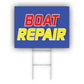 Boat Repair Coroplast Yard Sign