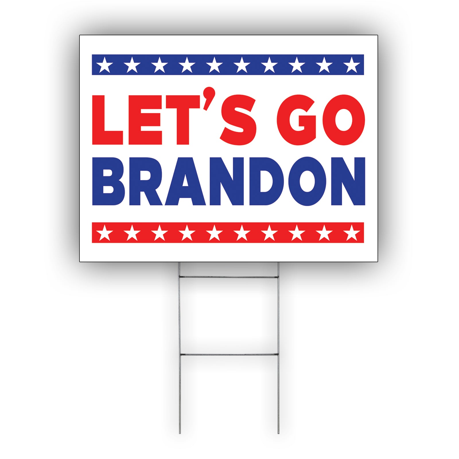 Let's go brandon coroplast yard sign