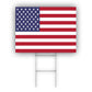 American Flag USA Coroplast Yard Sign