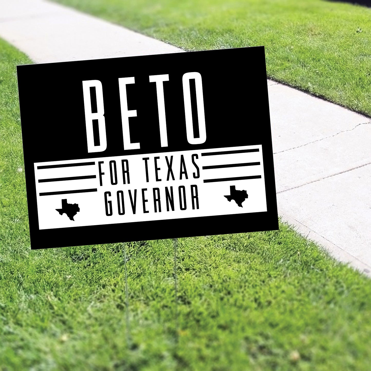 Beto For Texas Governor Beto O'Rourke Coroplast Yard Sign