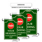 Custom Sign Your Heading Your Wording Sign Aluminum Metal Sign