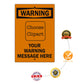 Custom Sign Your Wording Sign Clipart Aluminum Metal Sign