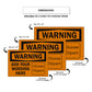 Custom Sign Warning Your Wording Sign Clipart Aluminum Metal Sign