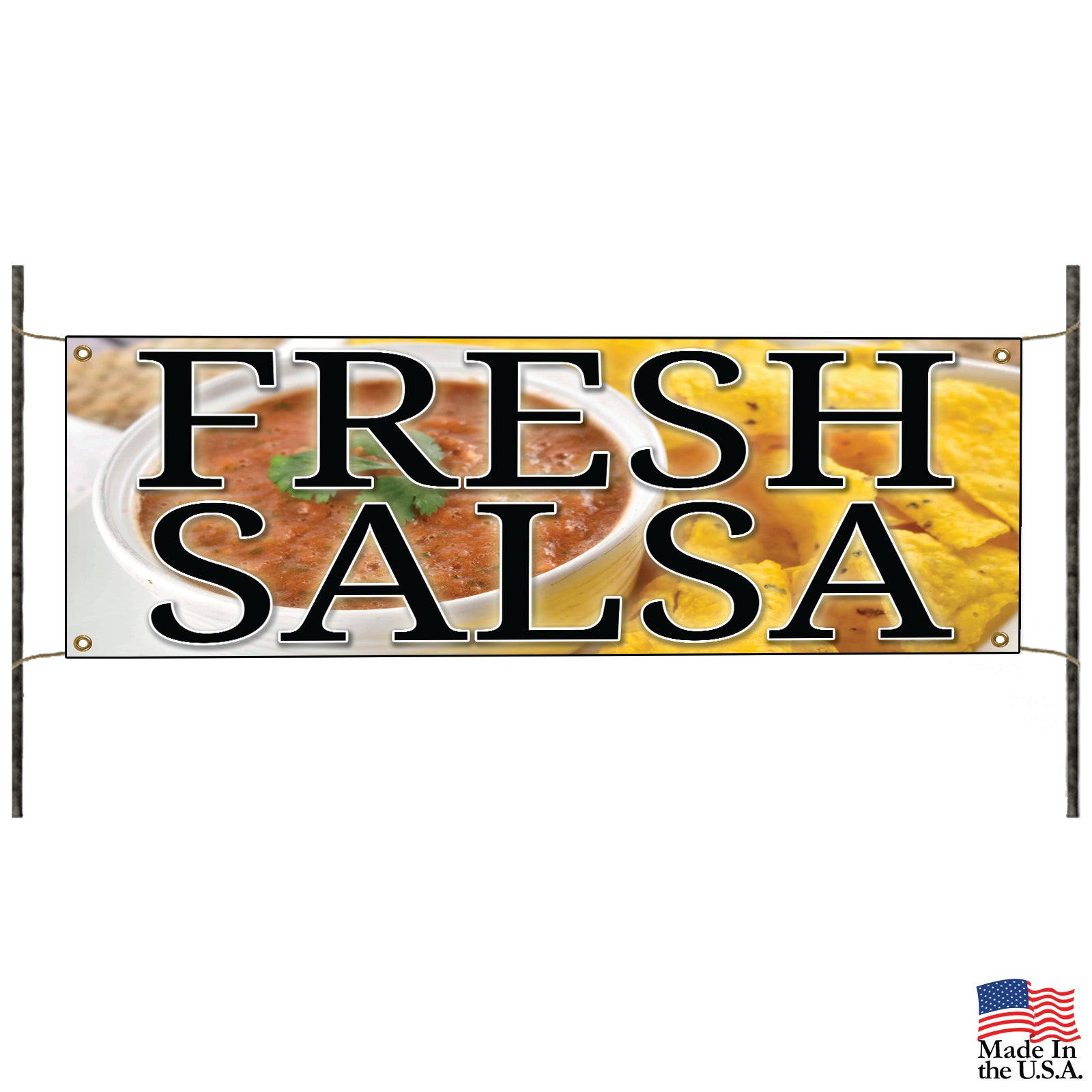 Fresh Salsa Vinyl Printed Banner Sign - Sign Fever