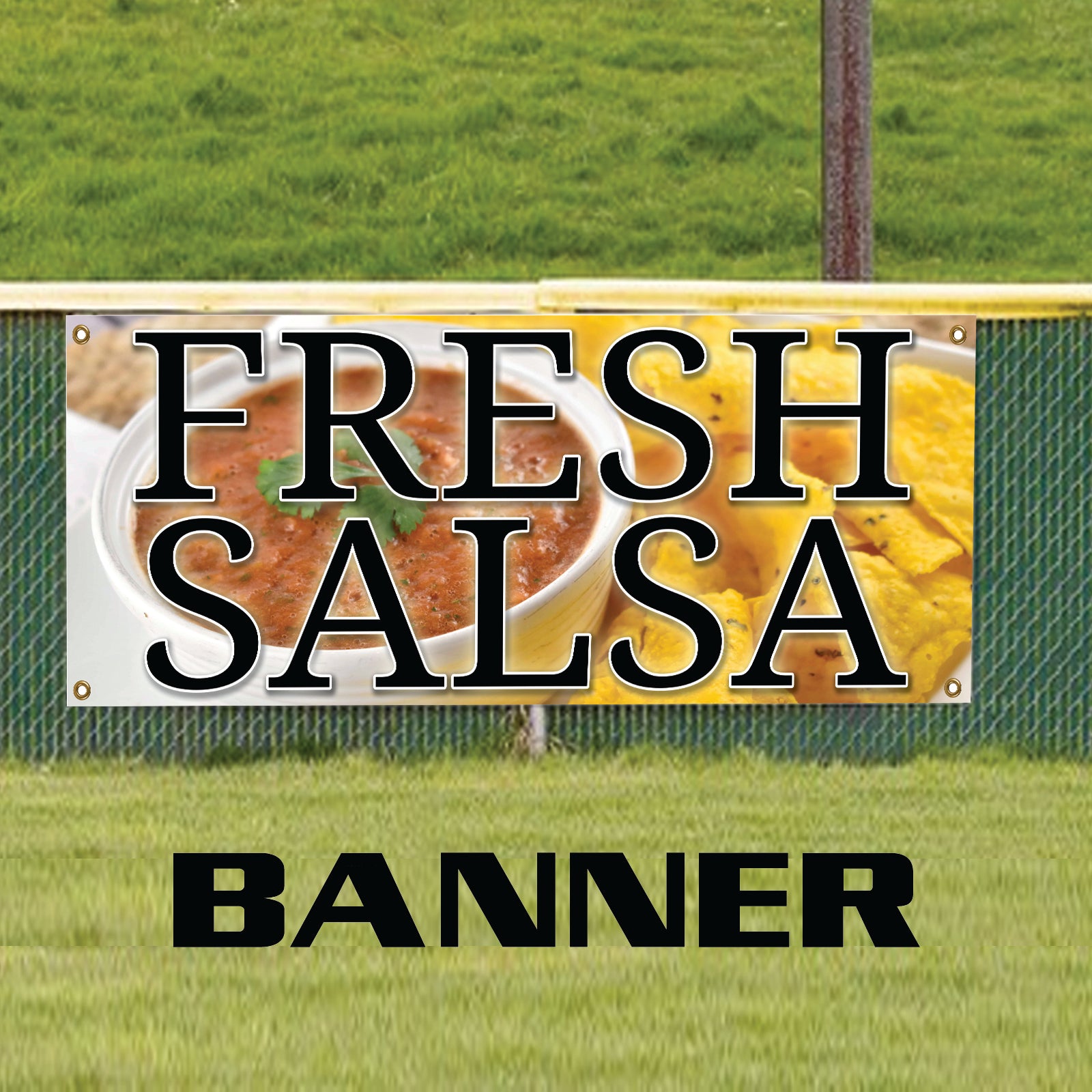 Fresh Salsa Vinyl Printed Banner Sign