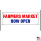 Farmers market now open vinyl printed banner sign