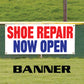 Show repair now open vinyl printed banner sign