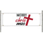 Merry Christmas vinyl printed banner sign