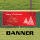 Merry Christmas & Happy new year vinyl printed banner sign