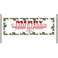 Merry Christmas and Happy new year vinyl printed banner sign