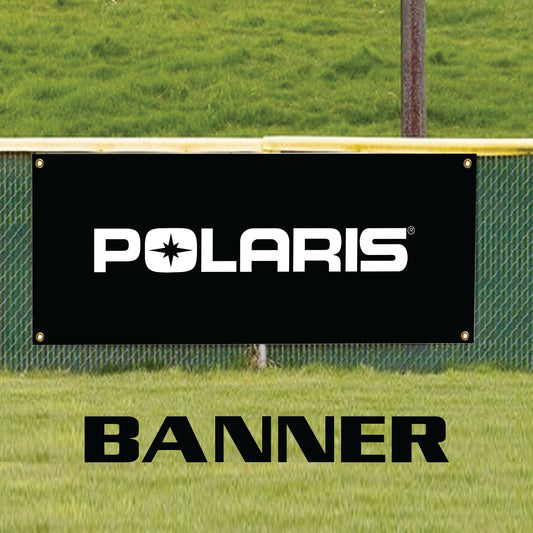 Polaris vinyl printed banner sign