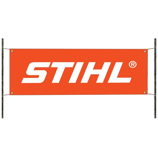 Stihl vinyl printed banner sign