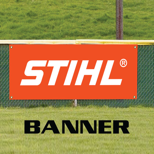 Stihl vinyl printed banner sign