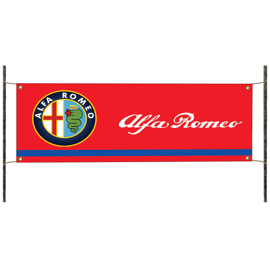 Alfa Romeo vinyl printed banner sign