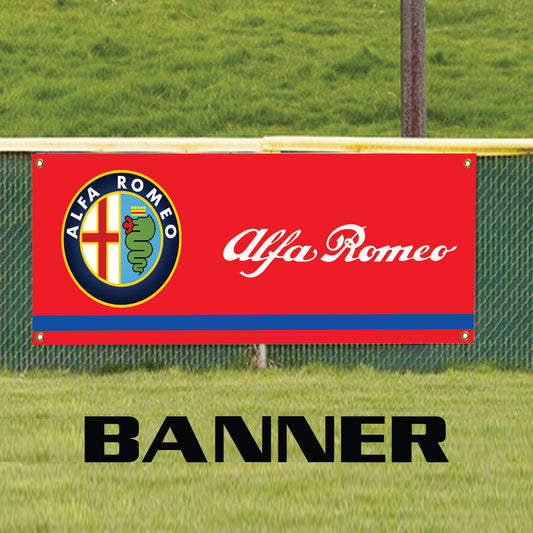 Alfa Romeo vinyl printed banner sign