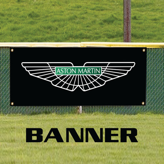 Aston martin vinyl printed banner sign