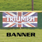 Triumph Bikes vinyl printed banner sign