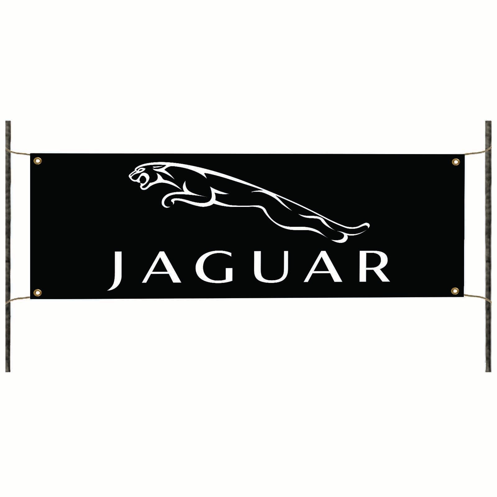 Jaguar vinyl printed banner sign