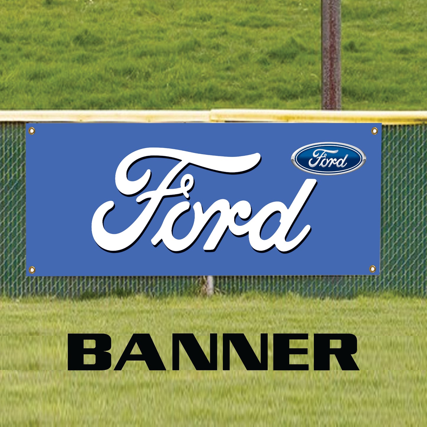 Ford vinyl printed banner sign