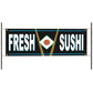 Fresh sushi vinyl printed banner sign