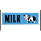 Milk vinyl printed banner sign