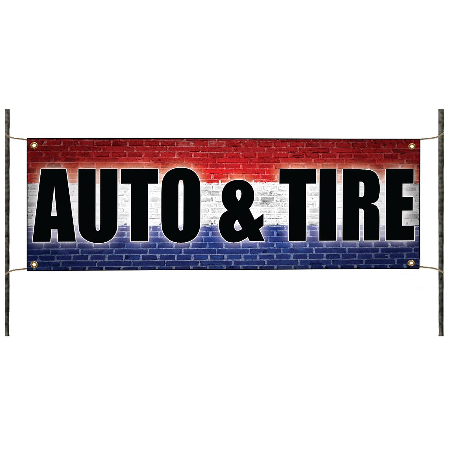 Auto & Tire vinyl printed banner sign
