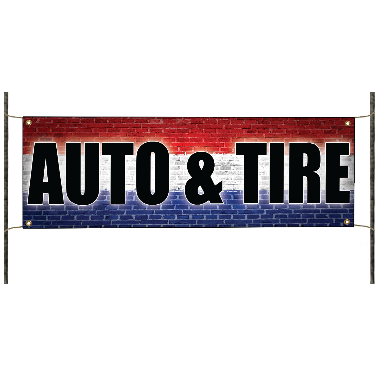 Auto & Tire vinyl printed banner sign