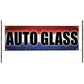 Auto glass vinyl printed banner sign