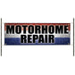 Motorhome repair vinyl printed banner sign