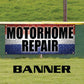 Motorhouse repair vinyl printed banner sign