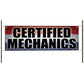 Certified mechanics vinyl printed banner sign