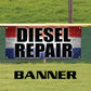 Diesel repair vinyl printed banner sign