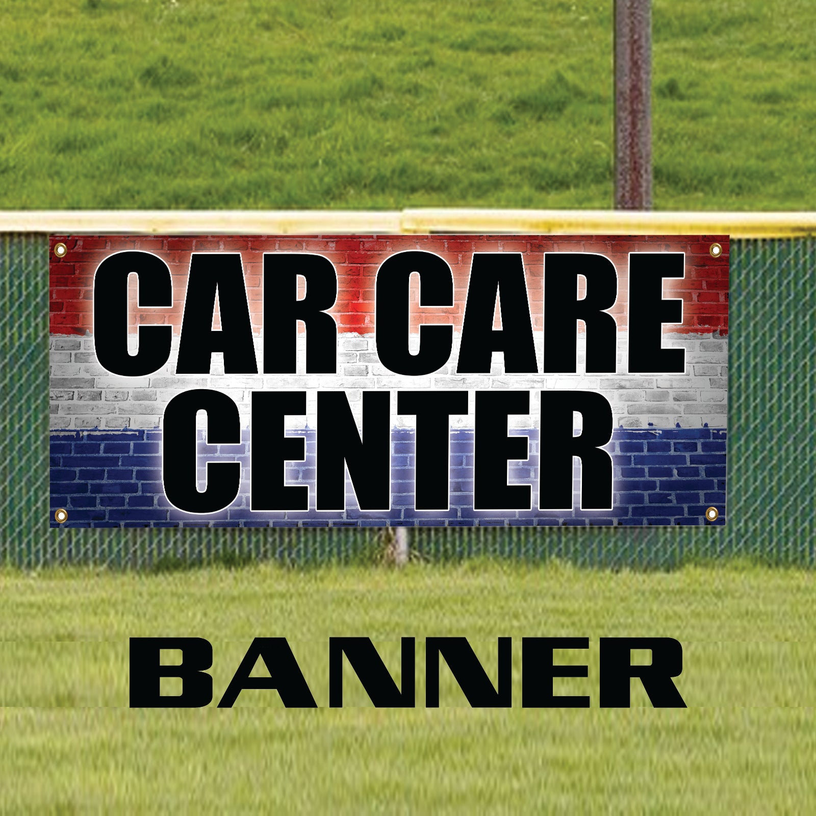 Car care center vinyl printed banner sign