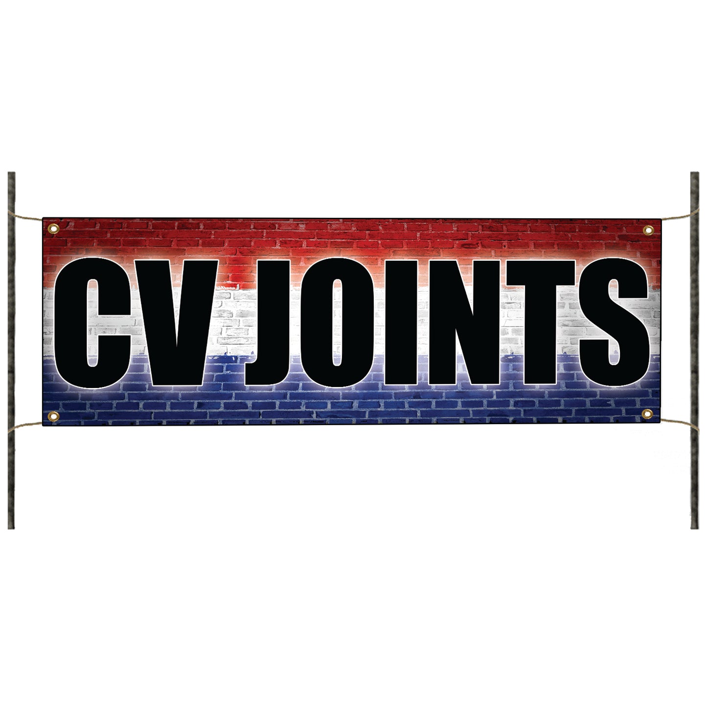 CV joints vinyl printed banner sign