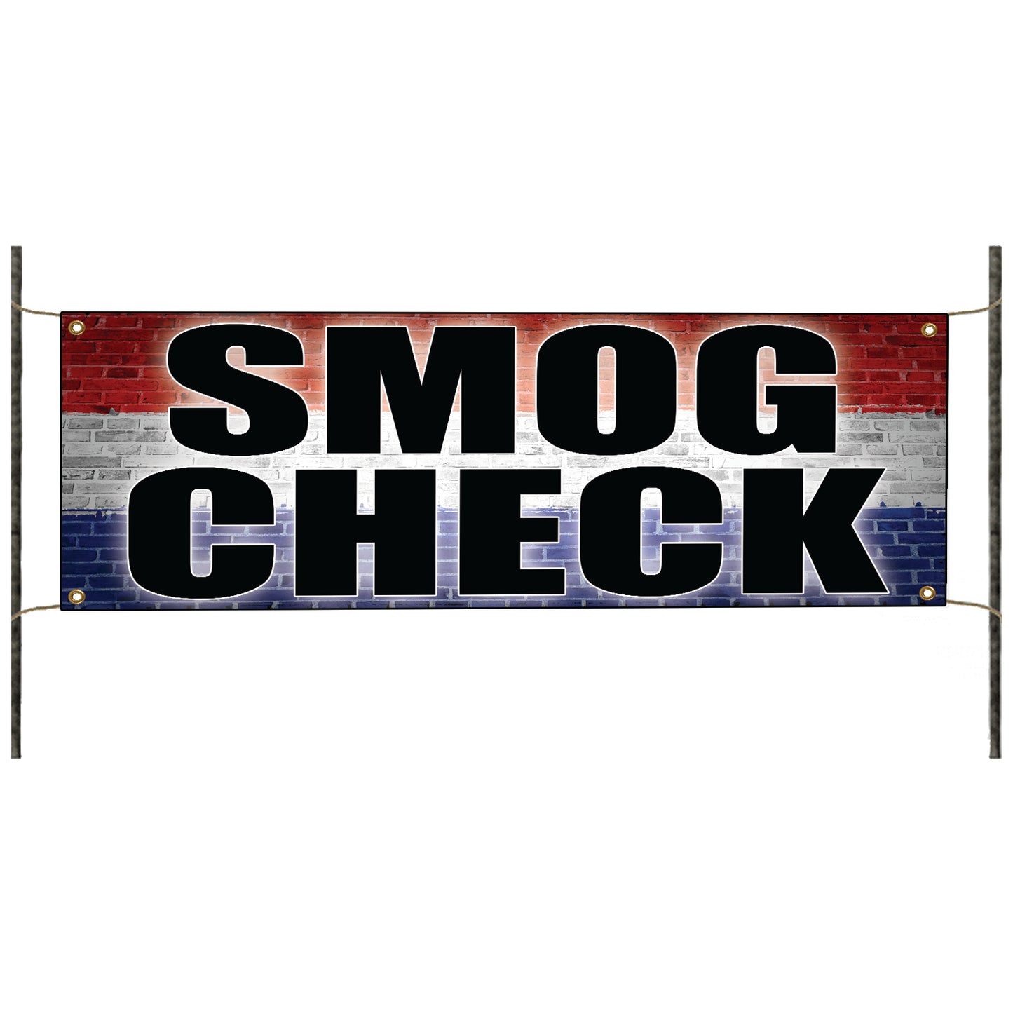 Smog check vinyl printed banner sign