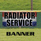 Radiator service vinyl printed banner sign