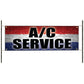 A/C service vinyl printed banner sign