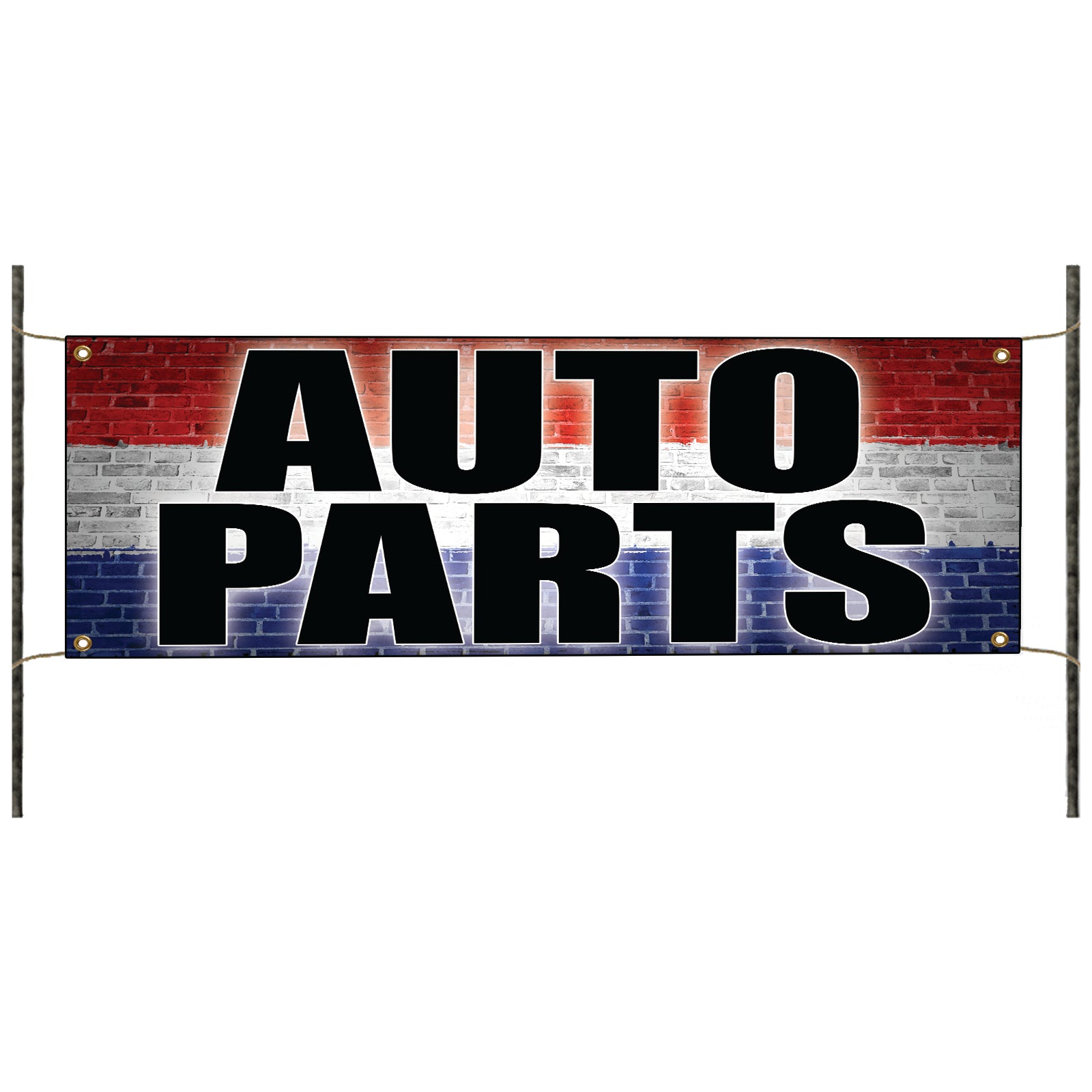 Auto parts vinyl printed banner sign