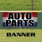 Auto parts vinyl printed banner sign