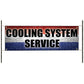 Cooling system service vinyl printed banner sign